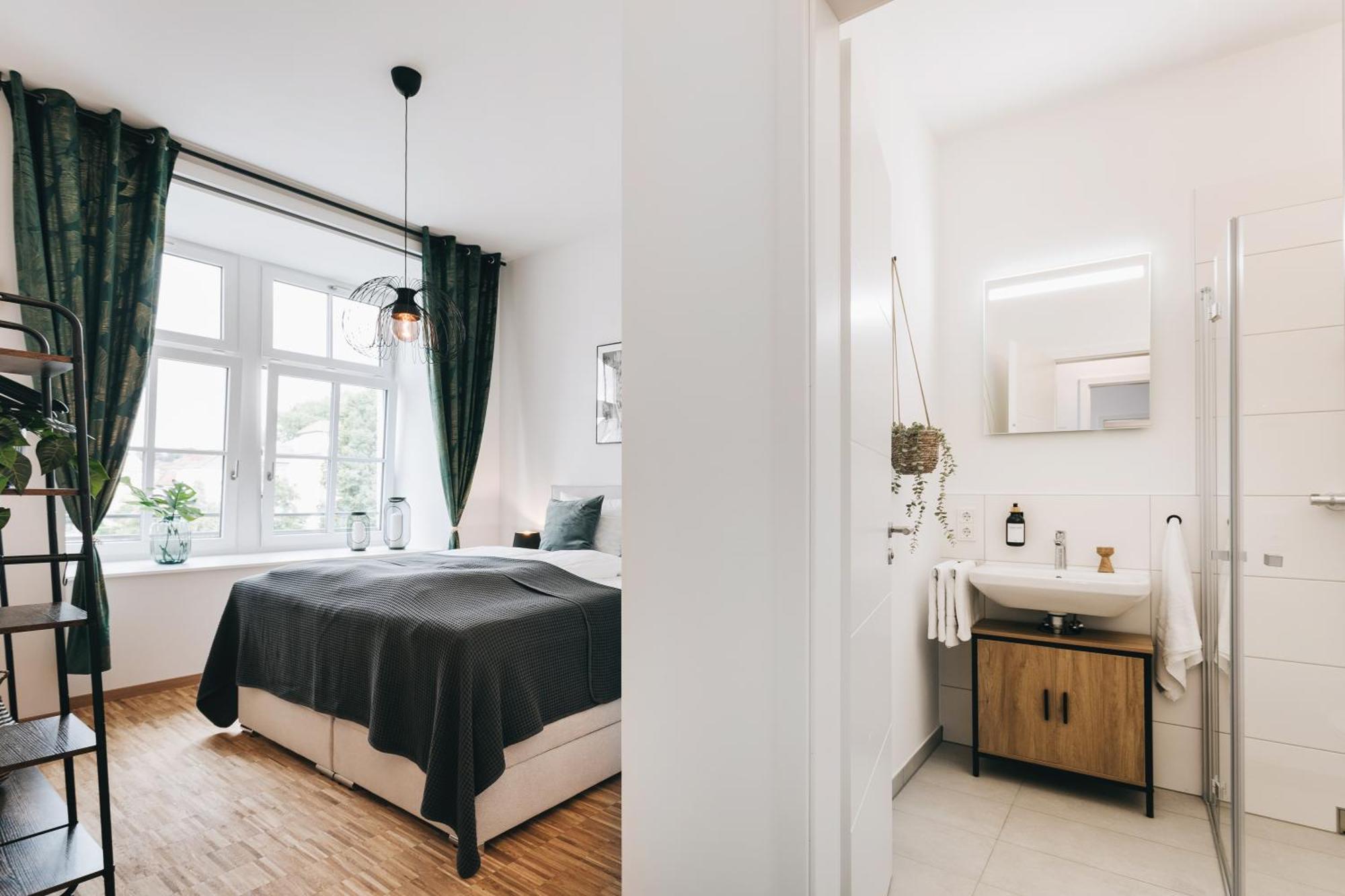 Oasis Appart - Wohnen In Dresden - Netflix - Tiefgarage - Dachterrasse Номер фото