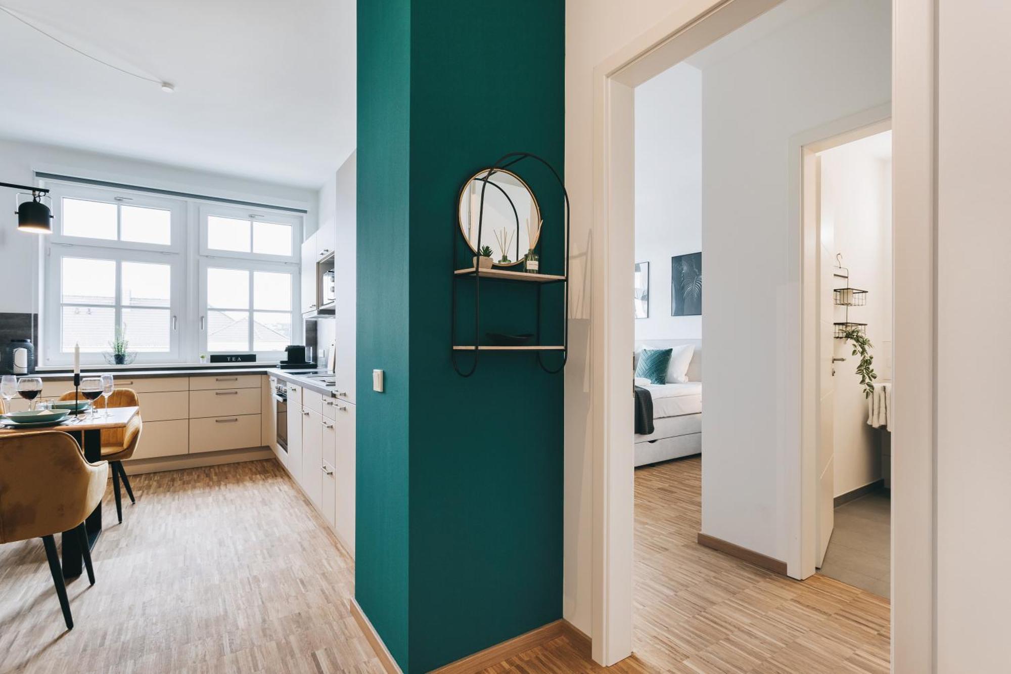 Oasis Appart - Wohnen In Dresden - Netflix - Tiefgarage - Dachterrasse Номер фото