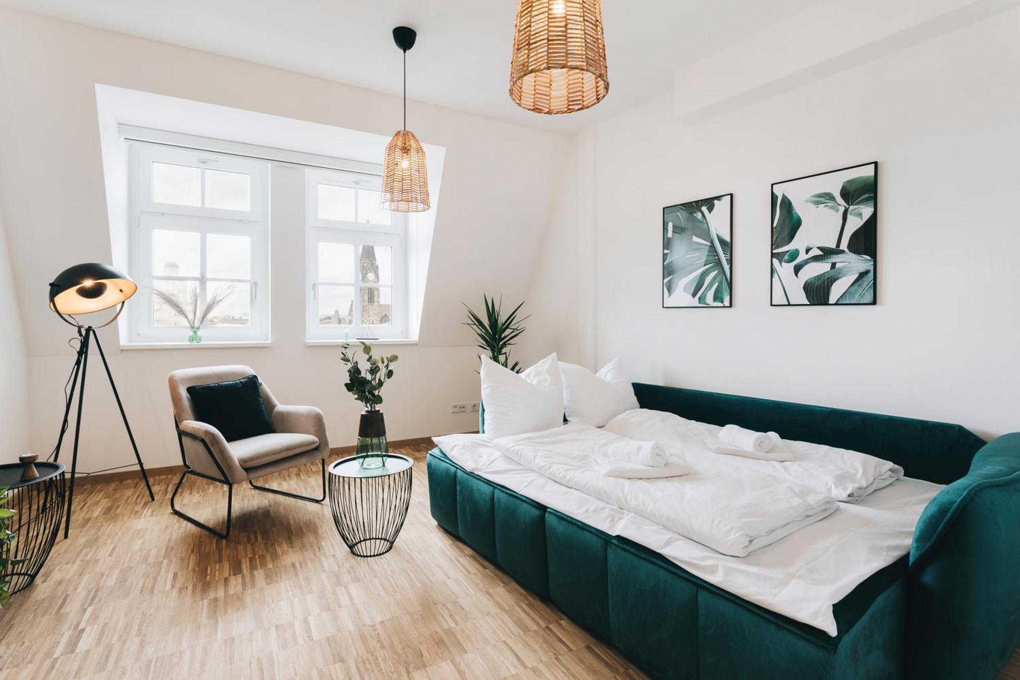 Oasis Appart - Wohnen In Dresden - Netflix - Tiefgarage - Dachterrasse Номер фото